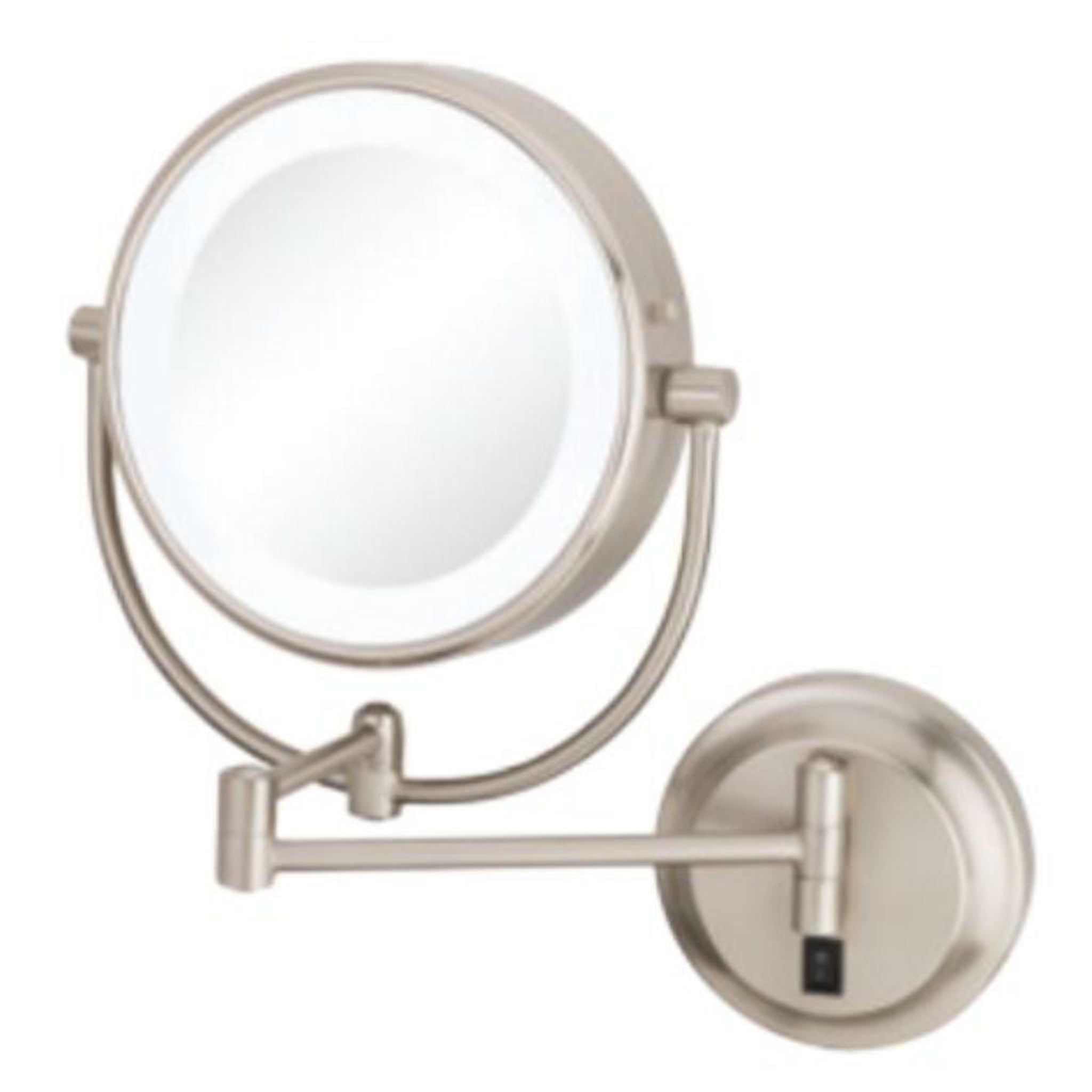 Aptations, 9" Brushed Nickel 7X Lens for Neomodern Mirrors