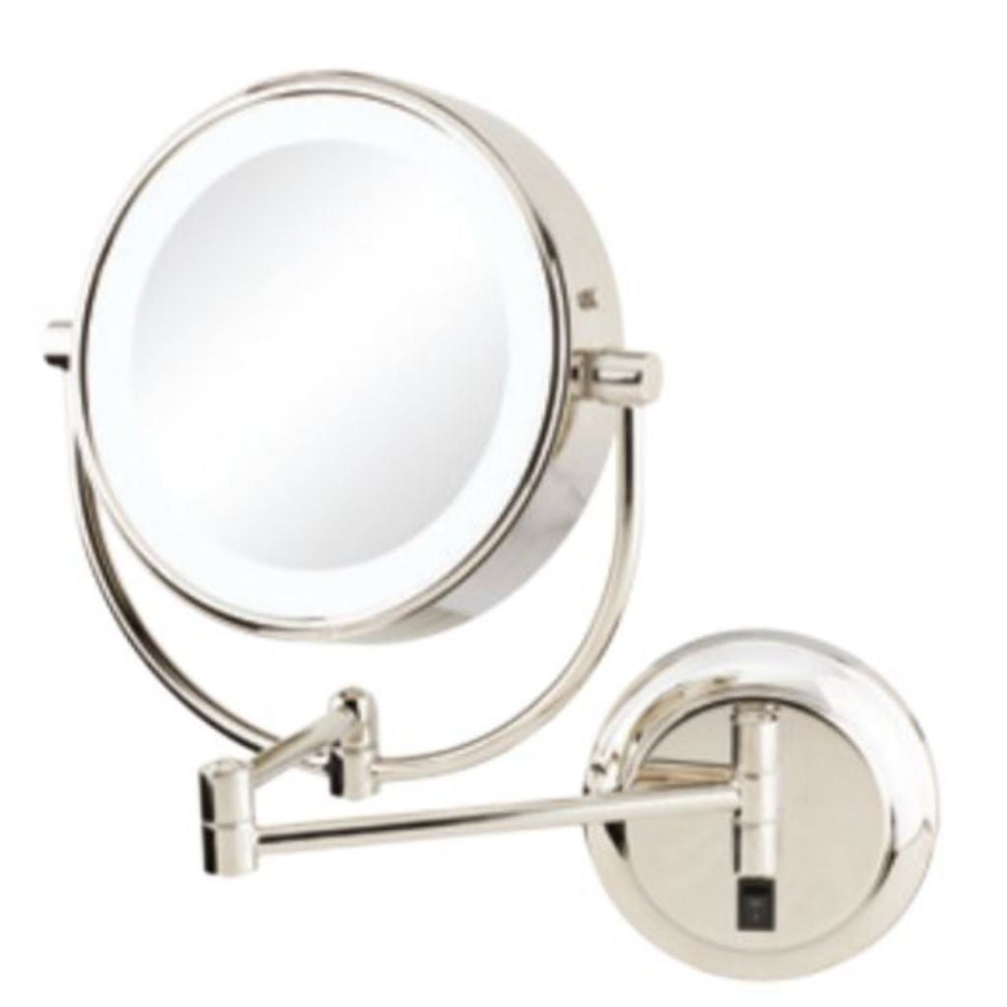 Aptations, 9" Polished Nickel 7X Lens for Neomodern Mirrors