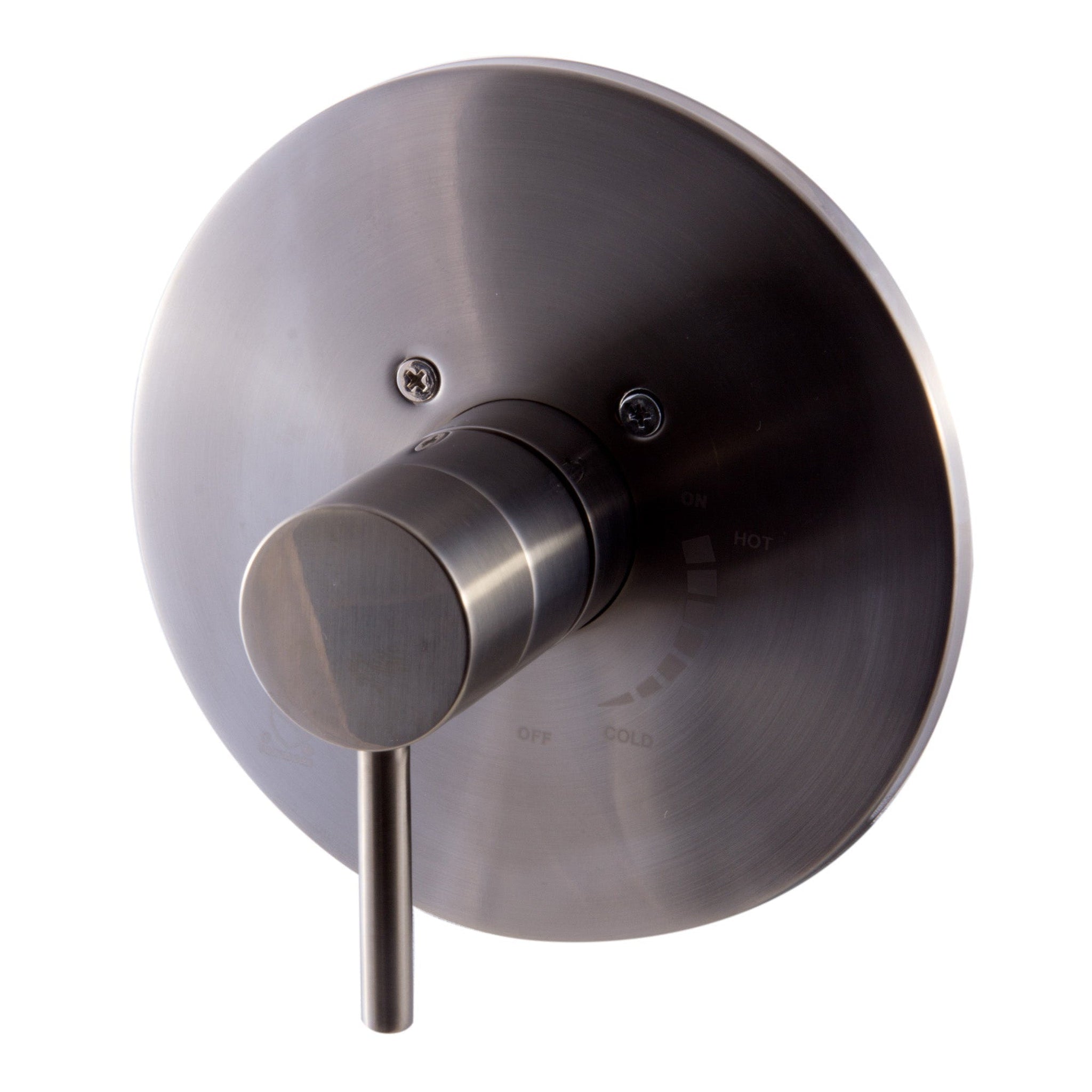 ALFI Brand, ALFI Brand AB1601-BN Round Brushed Nickel Pressure Balanced Shower Mixer