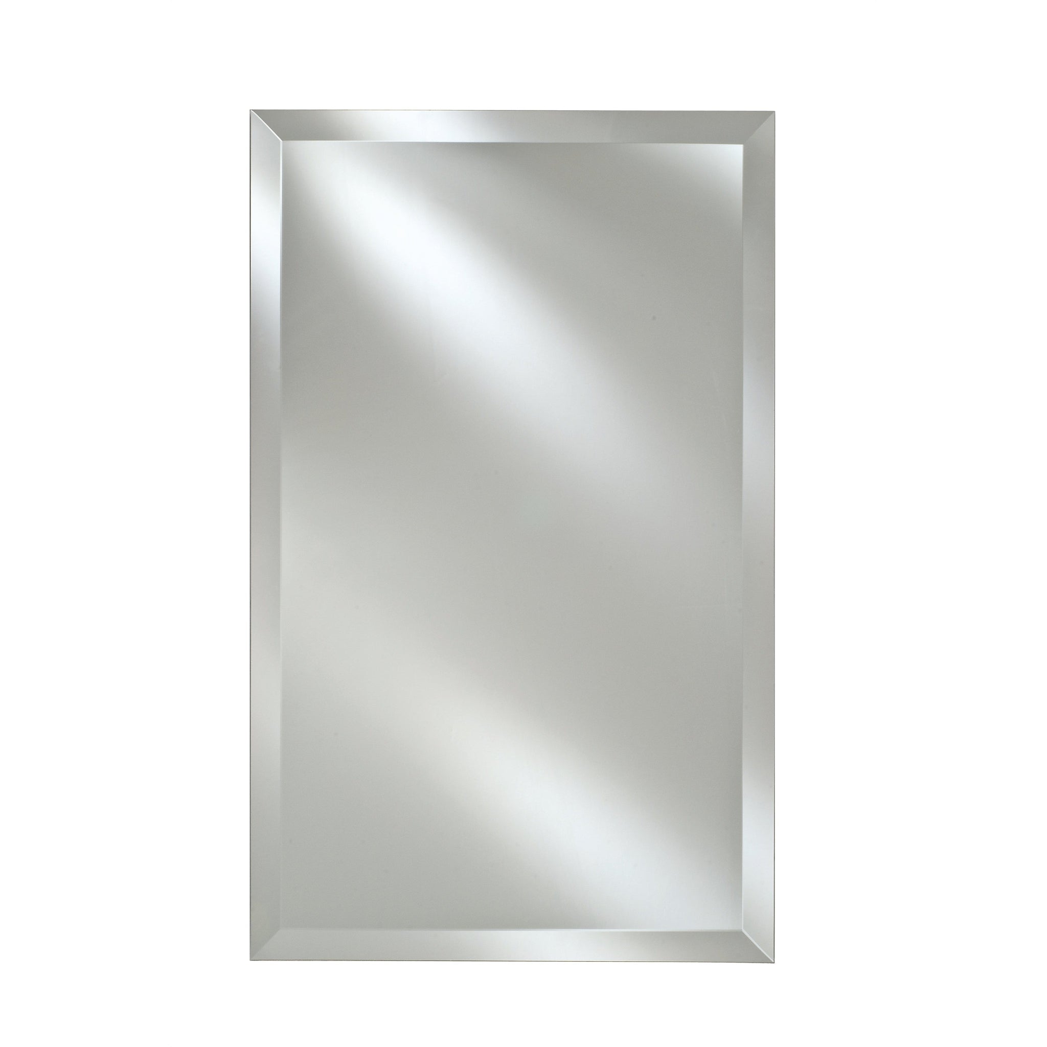 Afina, Afina Basix 16" x 26" Frameless Beveled Recessed Left Or Right Hinged Single Door Medicine Cabinet