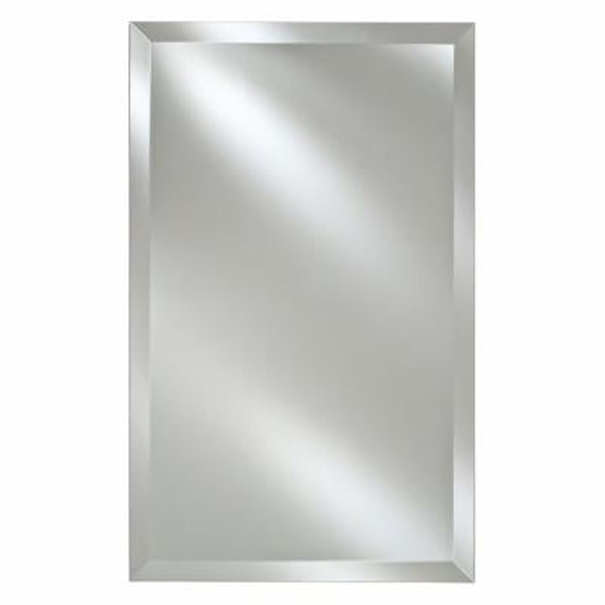 Afina, Afina Broadway 20" x 36" Recessed Reversible Hinged Single Door Beveled Edge Medicine Cabinet