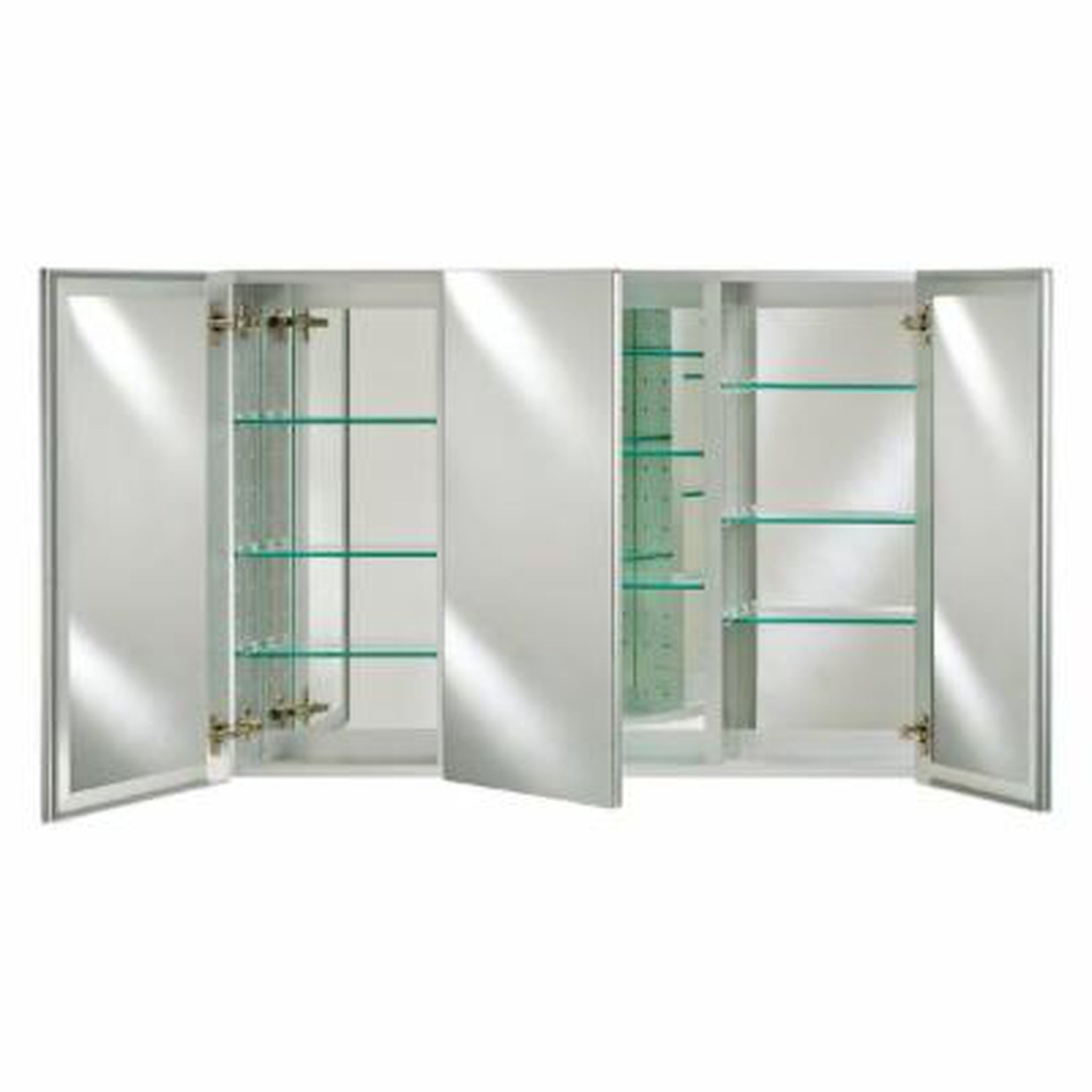 Afina, Afina Broadway 36" x 30" Recessed Triple Door Polished Edge Medicine Cabinet