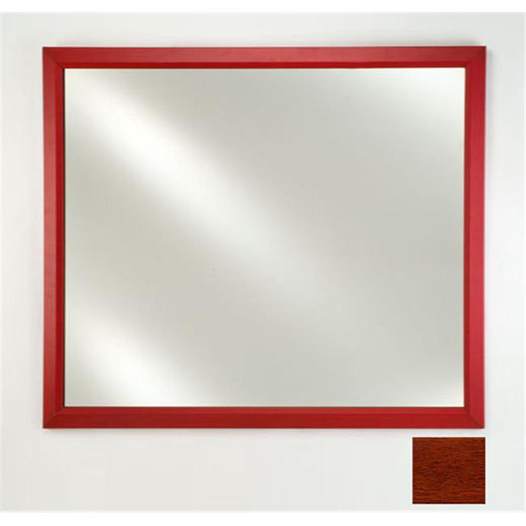 Afina, Afina Signature 16" x 22" Arlington Cherry Framed Mirror With Beveled Edge