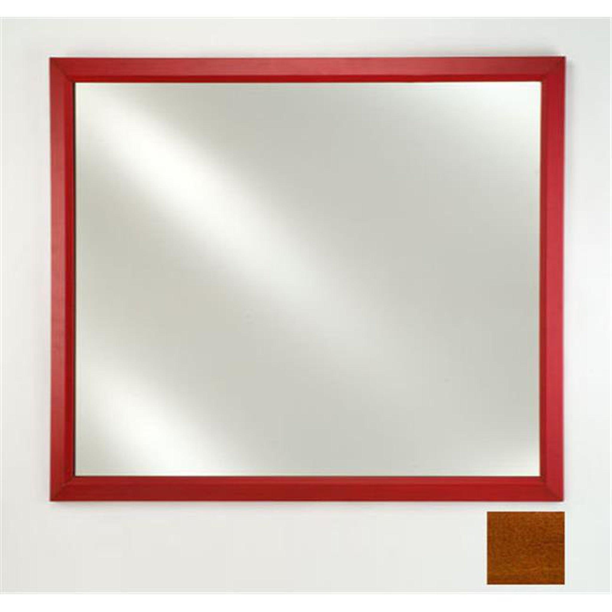 Afina, Afina Signature 16" x 22" Arlington Honey Framed Mirror With Plain Edge