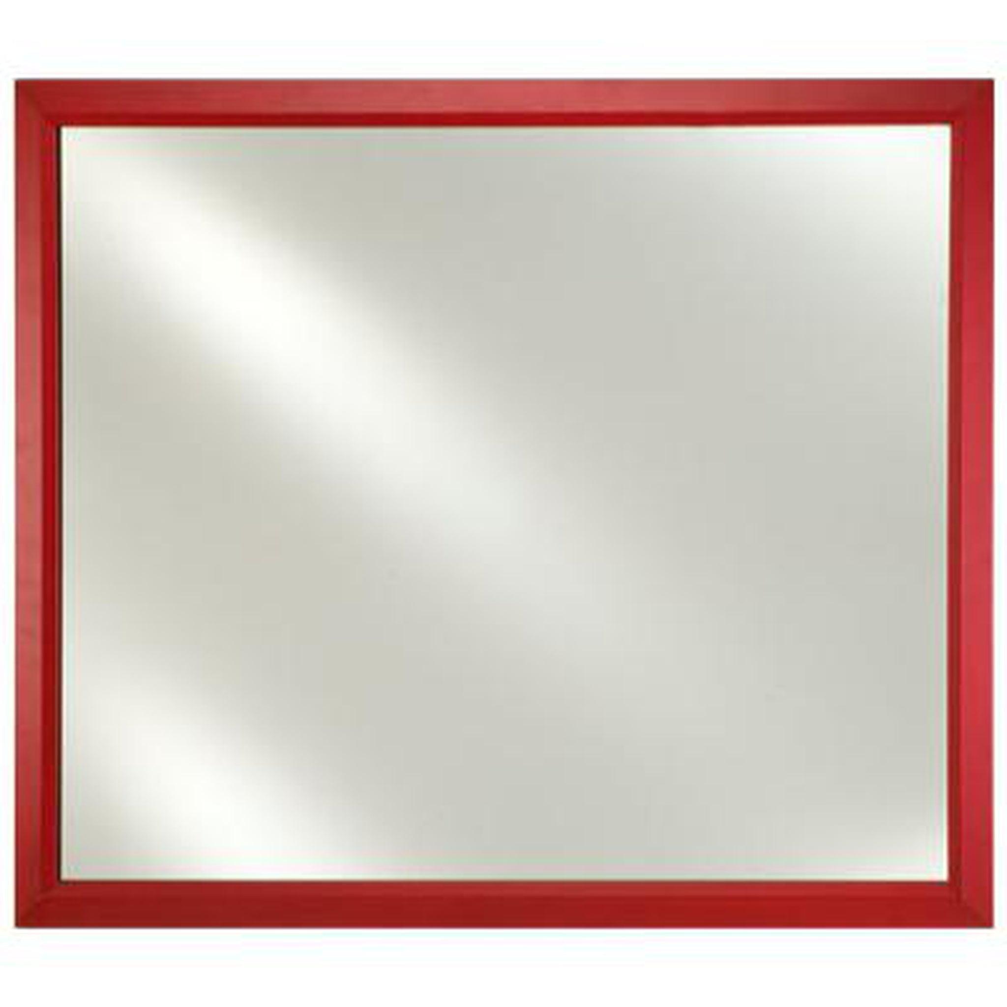 Afina, Afina Signature 16" x 22" Elegance Antique Silver Framed Mirror With Plain Edge