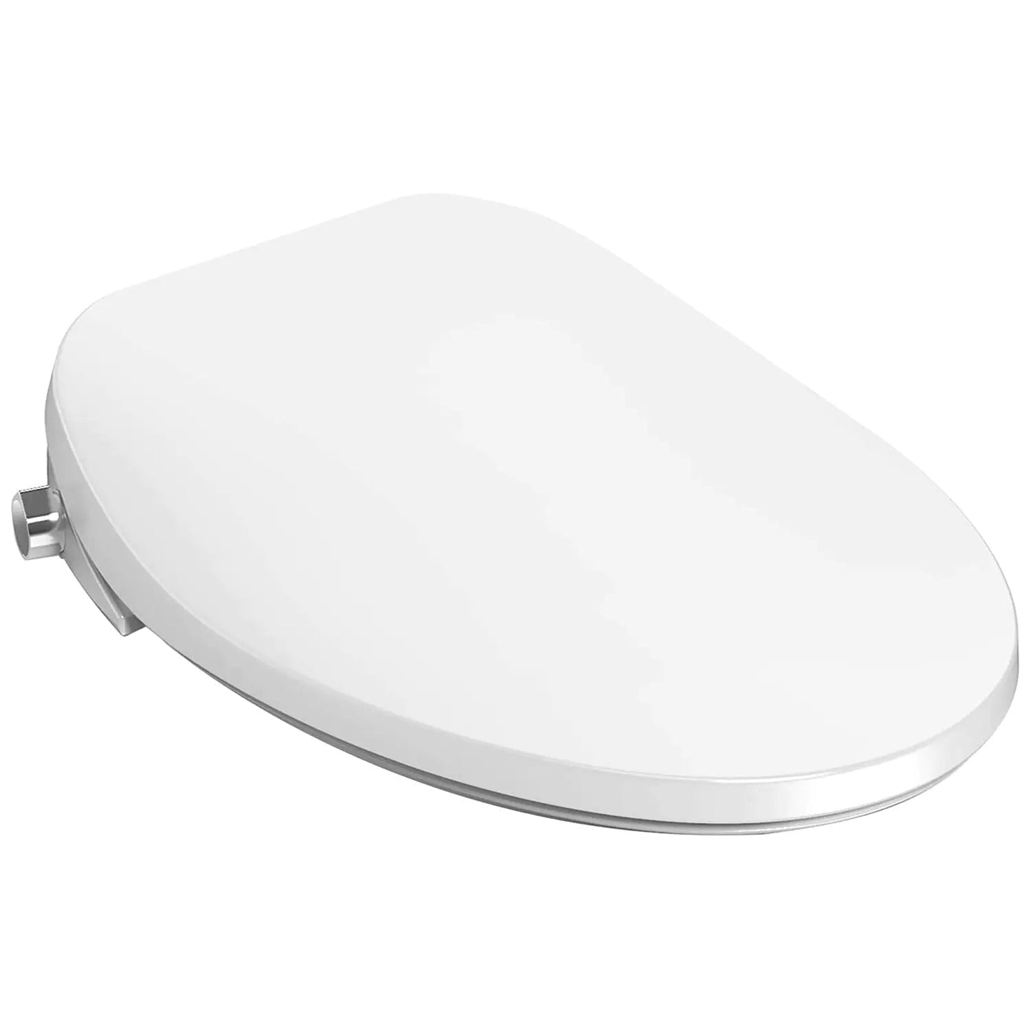 Aim to Wash!, Aim to Wash! 20" Elongated White Electric Smart Bidet Toilet Seat With Knob Control Operation