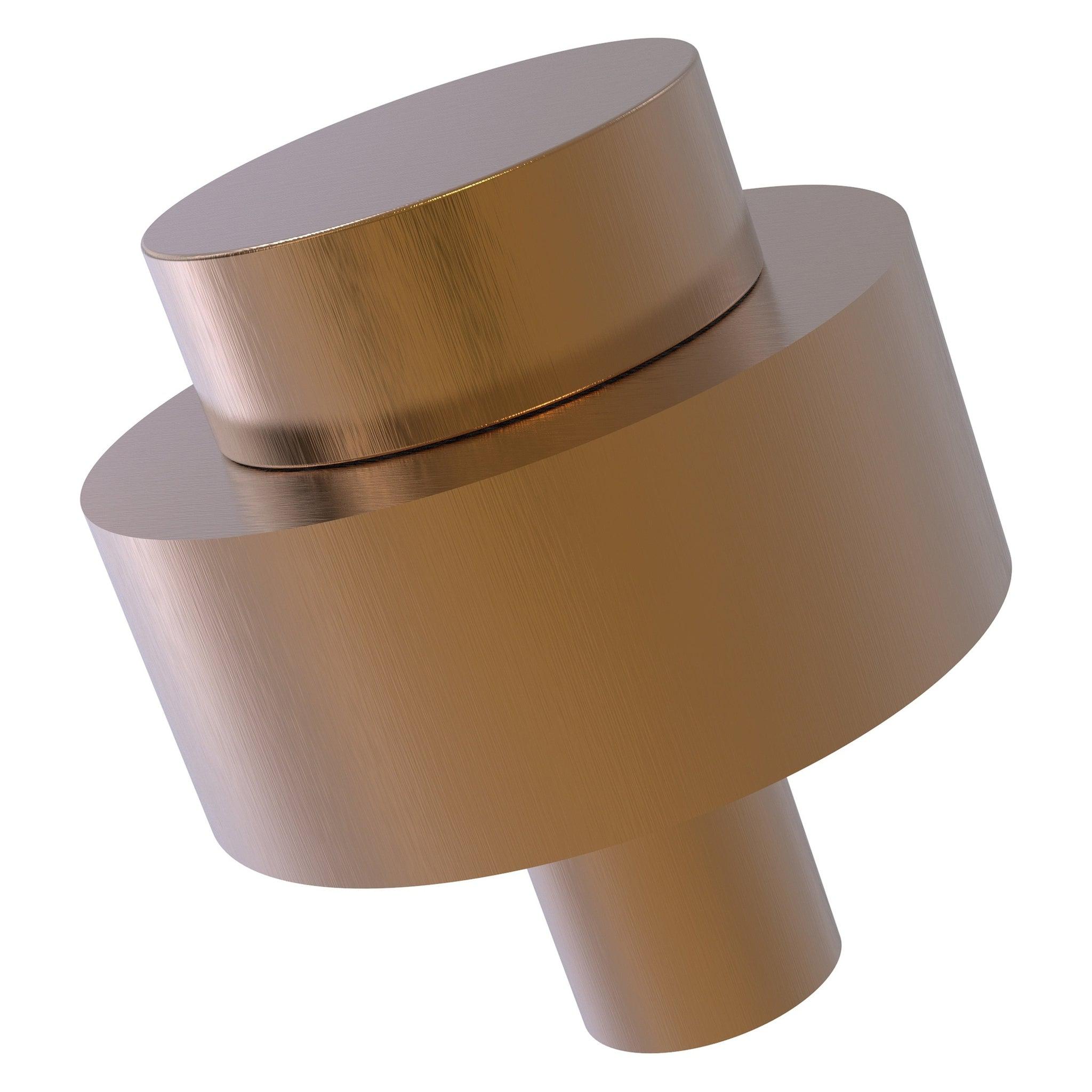 Allied Brass, Allied Brass 101 1.5" Brushed Bronze Solid Brass Cabinet Knob