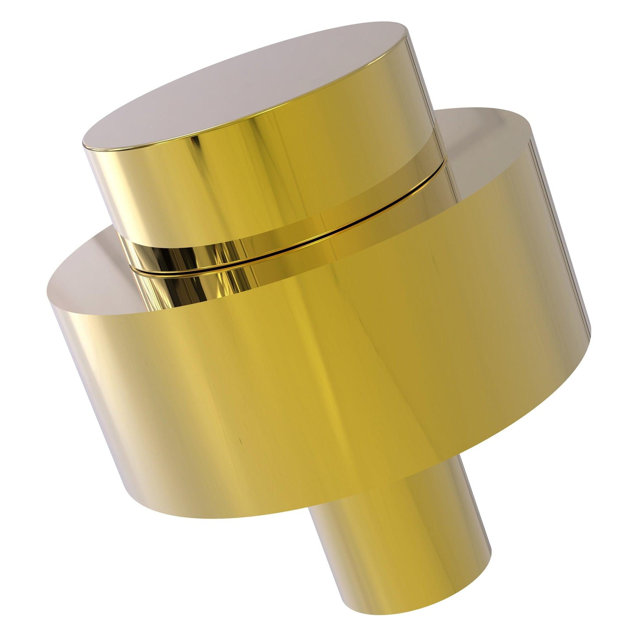 Allied Brass, Allied Brass 101 1.5" Polished Brass Solid Brass Cabinet Knob