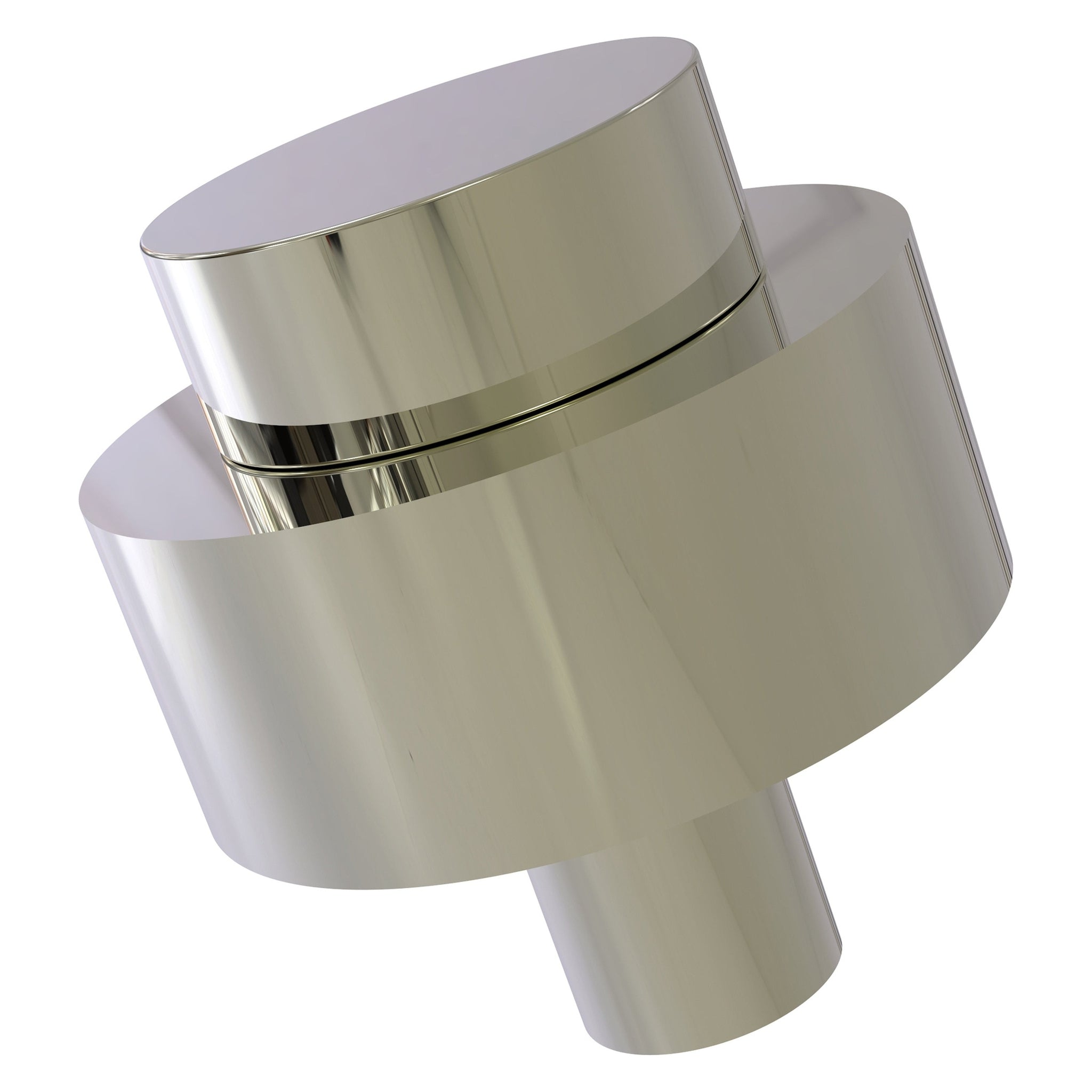 Allied Brass, Allied Brass 101 1.5" Polished Nickel Solid Brass Cabinet Knob