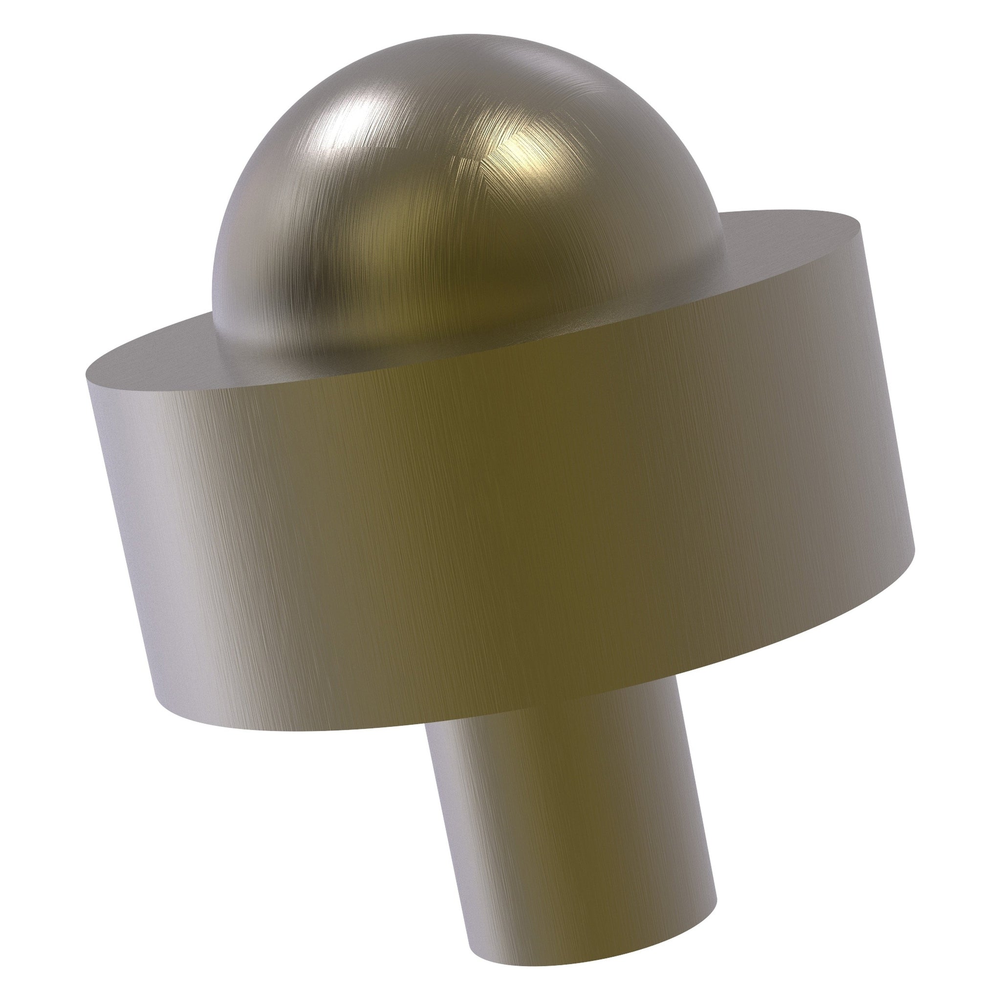 Allied Brass, Allied Brass 101A 1.5" Antique Brass Solid Brass Cabinet Knob