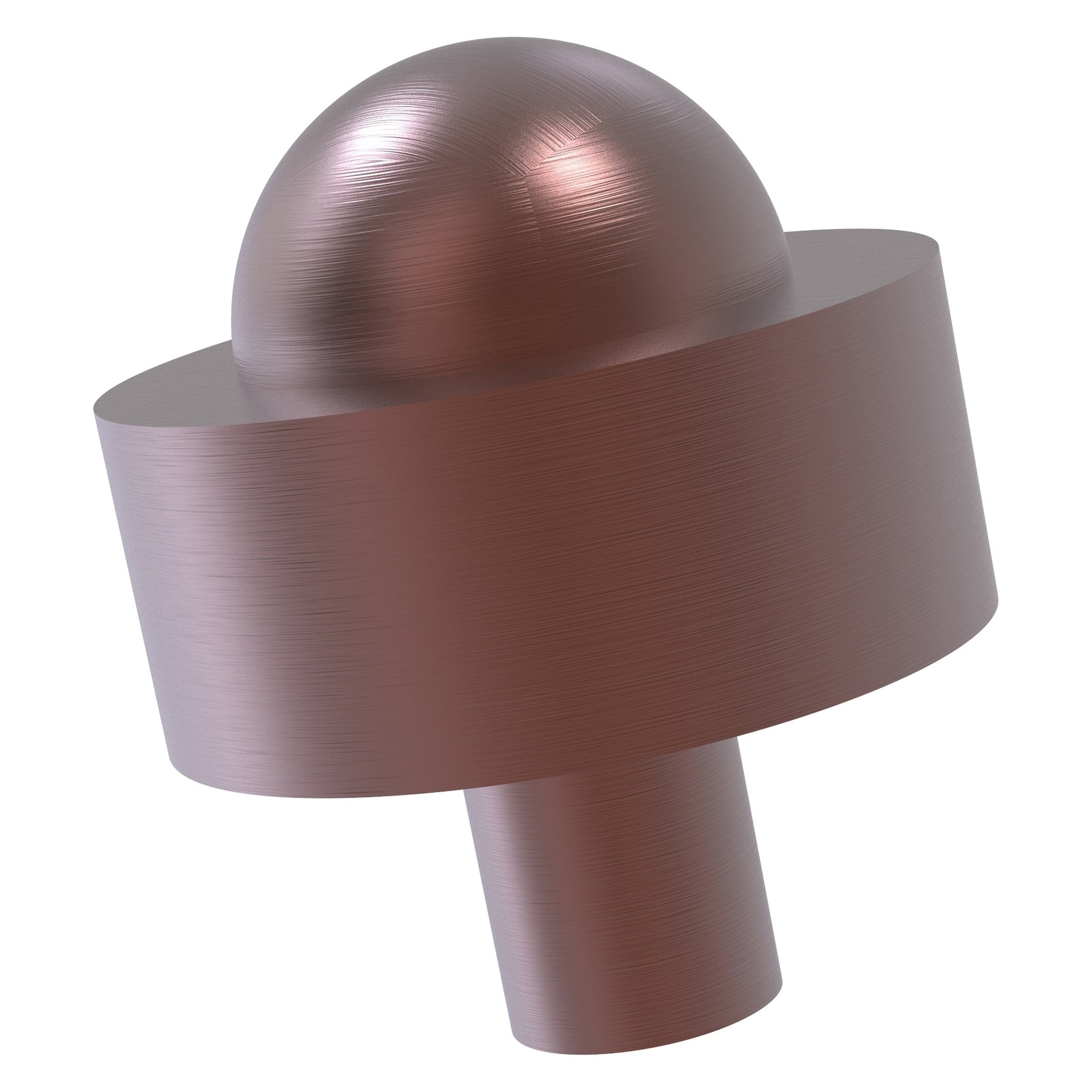 Allied Brass, Allied Brass 101A 1.5" Antique Copper Solid Brass Cabinet Knob